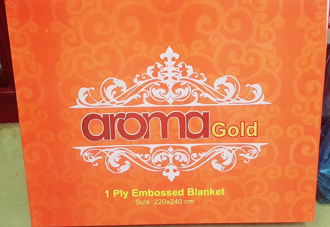 AROMA GOLD 1 PLY EMBOSSED 220X240  BOX